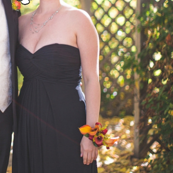 Bridesmaid, Evening Gown Strapless Dress - Picture 2 of 6